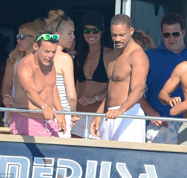 will smith party on the yacht Will Smith looks incredible, even if hes 45.
